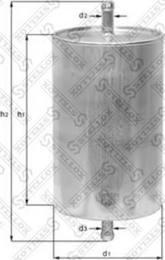 Stellox 21-00014-SX - Fuel filter autospares.lv