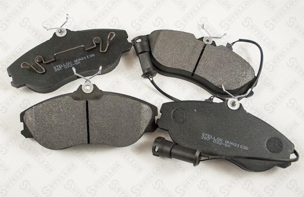 Stellox 287 022-SX - Brake Pad Set, disc brake autospares.lv