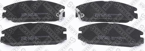 Stellox 239 002-SX - Brake Pad Set, disc brake autospares.lv