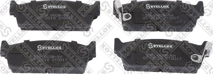 Stellox 238 002B-SX - Brake Pad Set, disc brake autospares.lv