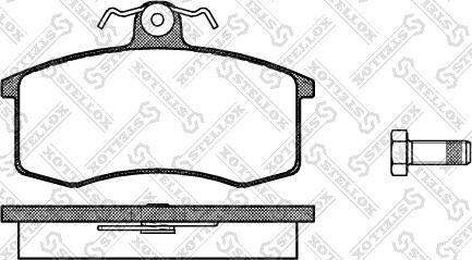 Stellox 232 000-SX - Brake Pad Set, disc brake autospares.lv