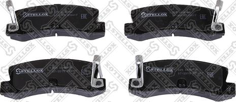 Stellox 225 004B-SX - Brake Pad Set, disc brake autospares.lv