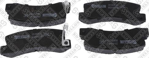 Stellox 225 002B-SX - Brake Pad Set, disc brake autospares.lv