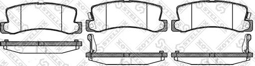 Stellox 225 022-SX - Brake Pad Set, disc brake autospares.lv