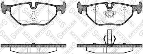 Stellox 276 040BL-SX - Brake Pad Set, disc brake autospares.lv