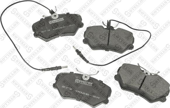 Stellox 273 002B-SX - Brake Pad Set, disc brake autospares.lv