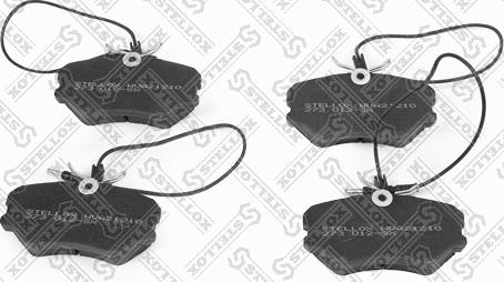 Stellox 273 012-SX - Brake Pad Set, disc brake autospares.lv