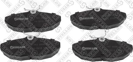 Stellox 743 000B-SX - Brake Pad Set, disc brake autospares.lv