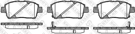 Stellox 751 002B-SX - Brake Pad Set, disc brake autospares.lv