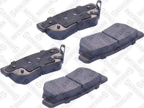 Stellox 757 042B-SX - Brake Pad Set, disc brake autospares.lv