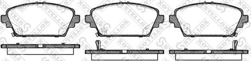 Stellox 705 002B-SX - Brake Pad Set, disc brake autospares.lv