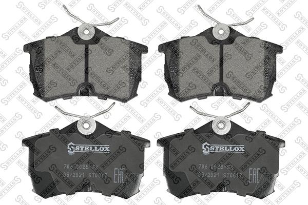 Stellox 706 002B-SX - Brake Pad Set, disc brake autospares.lv