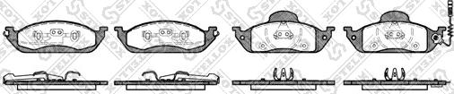 Stellox 708 001B-SX - Brake Pad Set, disc brake autospares.lv