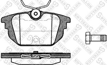 Stellox 703 000-SX - Brake Pad Set, disc brake autospares.lv