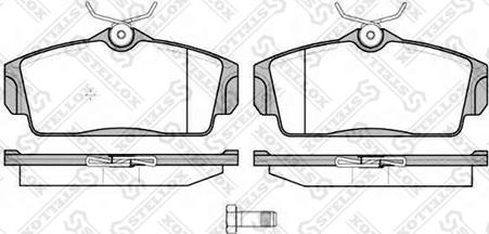 Stellox 715 010B-SX - Brake Pad Set, disc brake autospares.lv