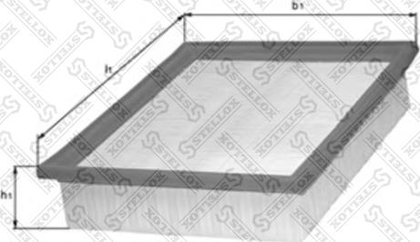 Stellox 71-00936-SX - Air Filter, engine autospares.lv