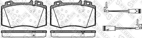 Stellox 780 002B-SX - Brake Pad Set, disc brake autospares.lv