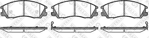 Stellox 782 032-SX - Brake Pad Set, disc brake autospares.lv