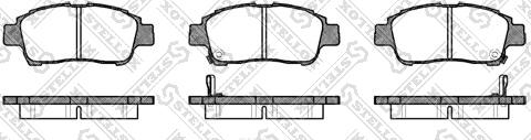 Stellox 723 002-SX - Brake Pad Set, disc brake autospares.lv