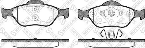 Stellox 777 000-SX - Brake Pad Set, disc brake autospares.lv