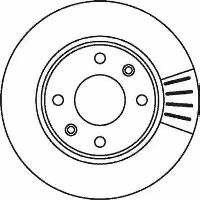 Stop 562027S - Brake Disc autospares.lv