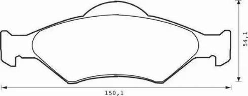 Stop 571996S - Brake Pad Set, disc brake autospares.lv