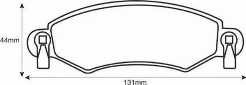 Stop 571981S - Brake Pad Set, disc brake autospares.lv