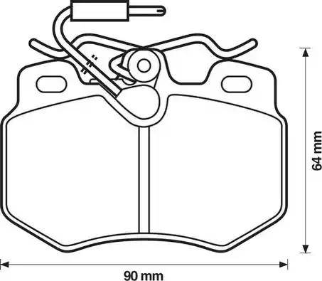 Stop 571406S - Brake Pad Set, disc brake autospares.lv