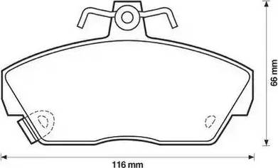 Stop 571437S - Brake Pad Set, disc brake autospares.lv