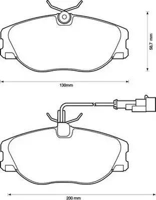 Stop 571894S - Brake Pad Set, disc brake autospares.lv