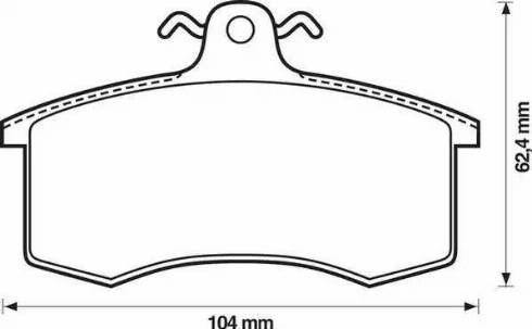 Stop 571346S - Brake Pad Set, disc brake autospares.lv