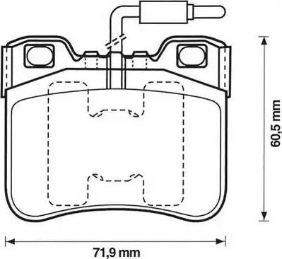 Stop 571367S - Brake Pad Set, disc brake autospares.lv