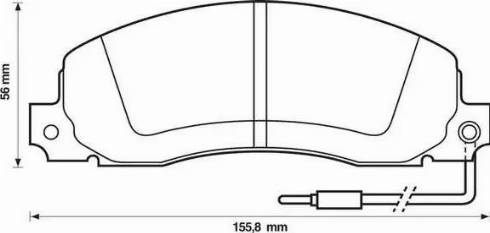 Stop 571306S - Brake Pad Set, disc brake autospares.lv