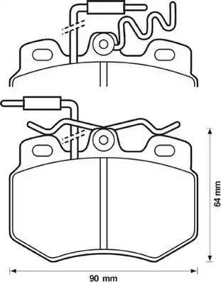 Stop 571319S - Brake Pad Set, disc brake autospares.lv