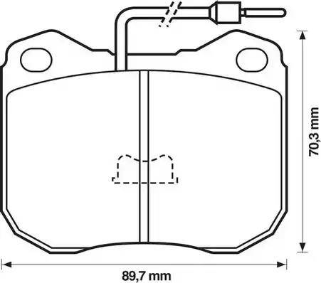 Stop 571228S - Brake Pad Set, disc brake autospares.lv