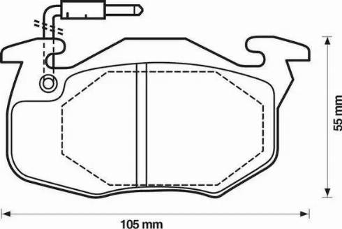 Stop 571743S - Brake Pad Set, disc brake autospares.lv