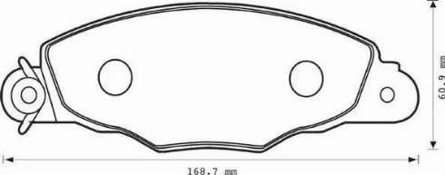 Stop 573057S - Brake Pad Set, disc brake autospares.lv