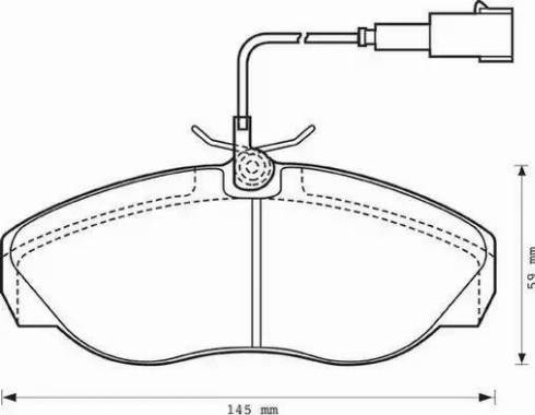 Stop 573060S - Brake Pad Set, disc brake autospares.lv