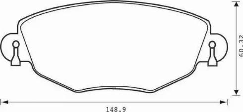 Stop 573013S - Brake Pad Set, disc brake autospares.lv