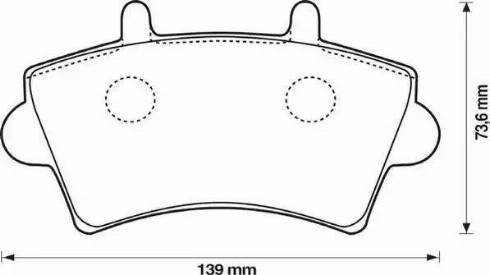 Stop 573107S - Brake Pad Set, disc brake autospares.lv