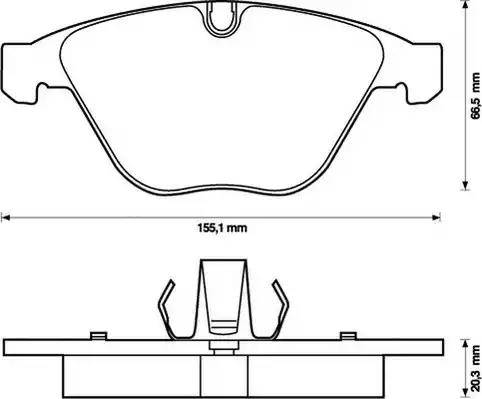 Stop 573189S - Brake Pad Set, disc brake autospares.lv