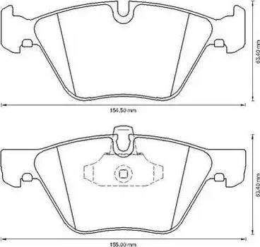 Stop 573188S - Brake Pad Set, disc brake autospares.lv