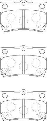 Stop 573393S - Brake Pad Set, disc brake autospares.lv