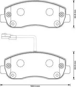 Stop 573357S - Brake Pad Set, disc brake autospares.lv