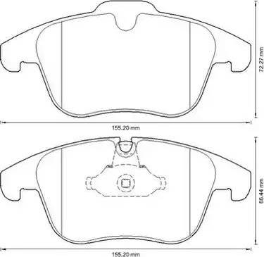 Stop 573311S - Brake Pad Set, disc brake autospares.lv