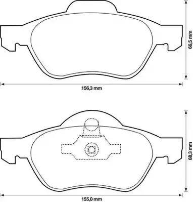 Stop 573243S - Brake Pad Set, disc brake autospares.lv