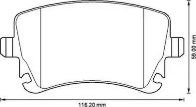 Stop 573219S - Brake Pad Set, disc brake autospares.lv