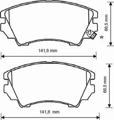 Stop 573270S - Brake Pad Set, disc brake autospares.lv