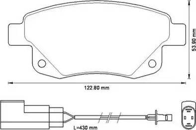 Stop 573277S - Brake Pad Set, disc brake autospares.lv