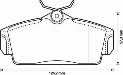 Stop 572422S - Brake Pad Set, disc brake autospares.lv